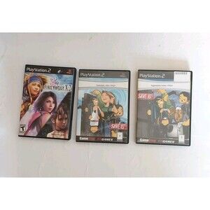 Lot of 3 PlayStation 2 - Final Fantasy X-2 - Galerians: ASH - Aggressive Inline